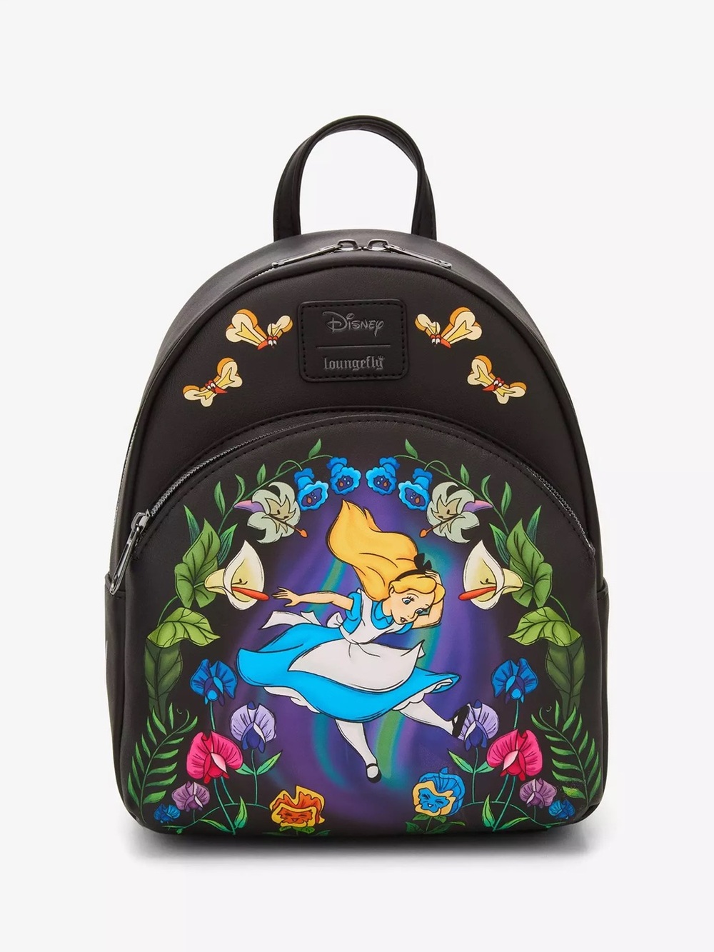 NWT Loungefly Disney Alice In Wonderland Garden Fall Mini Backpack